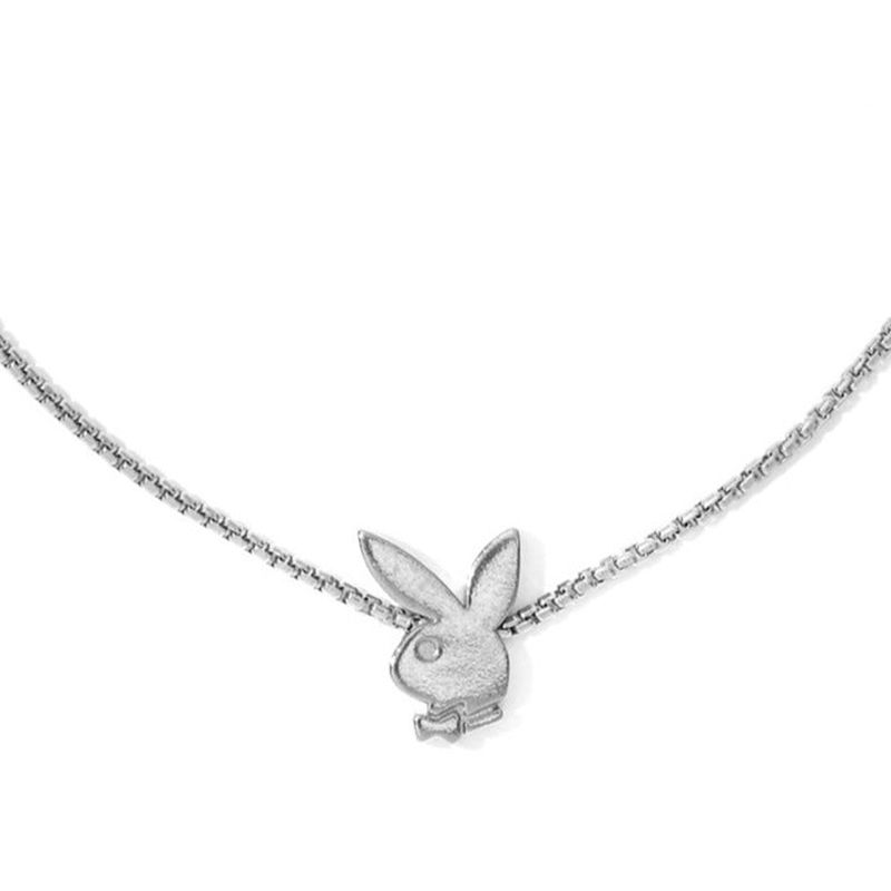 Bijoux Playboy Bunny Chain Bracelet Femme Argent | JVTRDZE-39