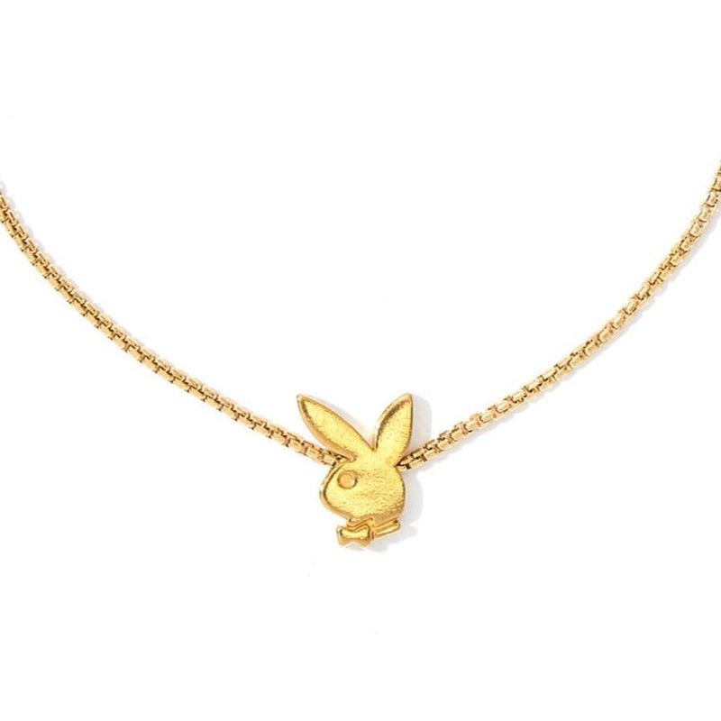 Bijoux Playboy Bunny Chain Bracelet Femme Doré | KINVACZ-32