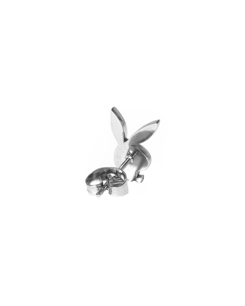 Bijoux Playboy Rabbit Head Pave Stud Earrings Femme Doré | HFIKBZJ-85