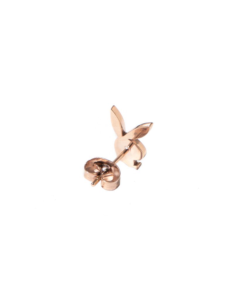 Bijoux Playboy Rabbit Head Stud Earrings Femme Argent | SKHLTQZ-03