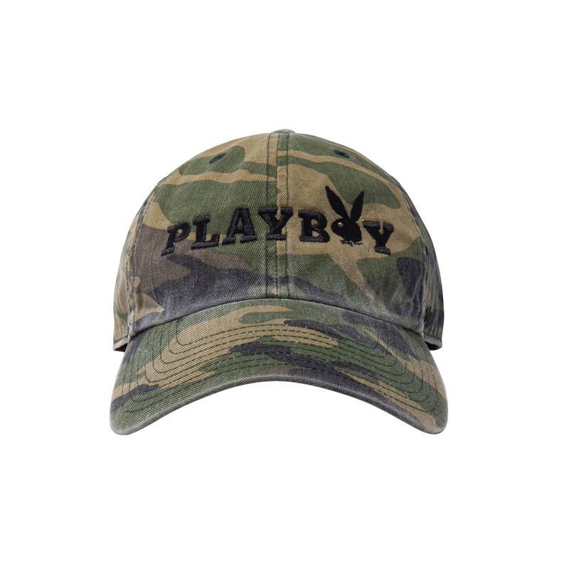 Chapeaux Playboy 47 Brand Adjustable Dad Femme Bleu Marine Blanche | JFSEPTM-91