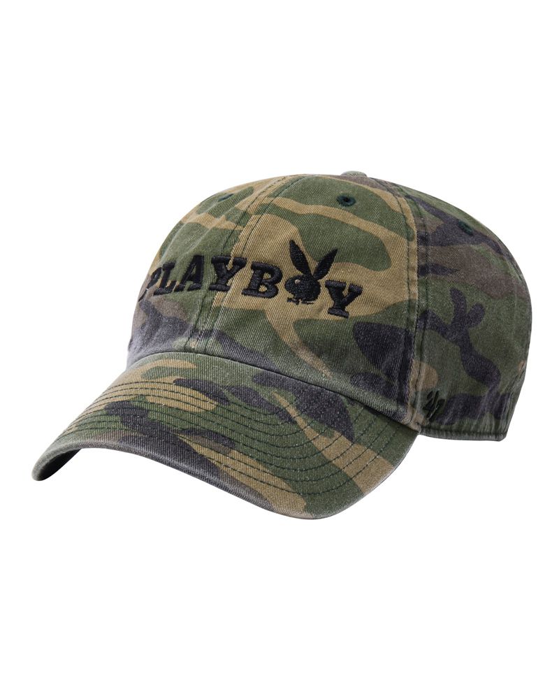 Chapeaux Playboy 47 Brand Adjustable Dad Femme Bleu Marine Blanche | JFSEPTM-91