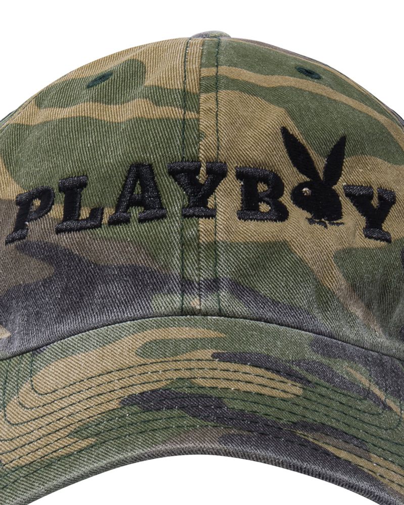 Chapeaux Playboy 47 Brand Adjustable Dad Femme Bleu Marine Blanche | JFSEPTM-91