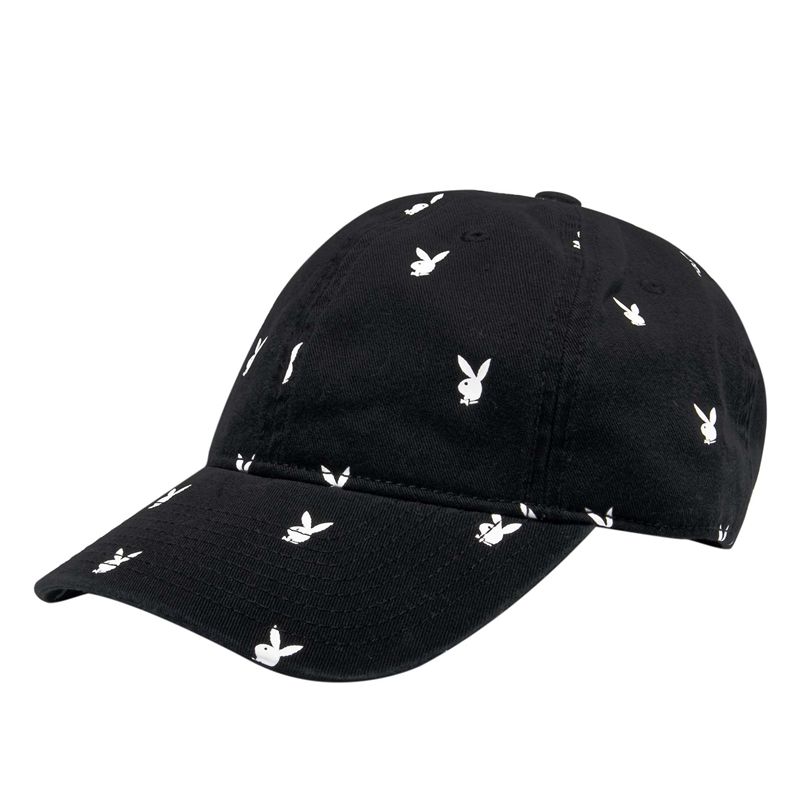 Chapeaux Playboy All-Over Rabbit Head Homme Noir Blanche | CBRLWPG-70