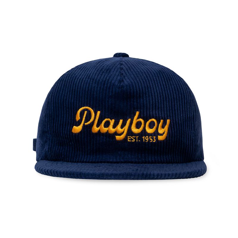 Chapeaux Playboy Desperado Masthead Cord Homme Marron | TEGDZVK-92