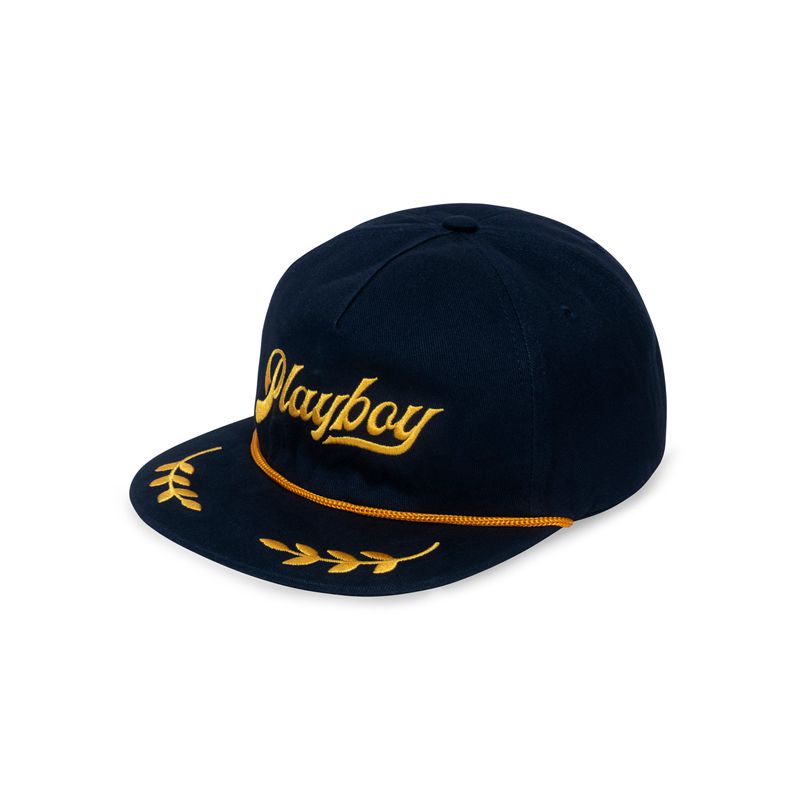 Chapeaux Playboy Dock Homme Jaune Noir | CMPLTEA-12