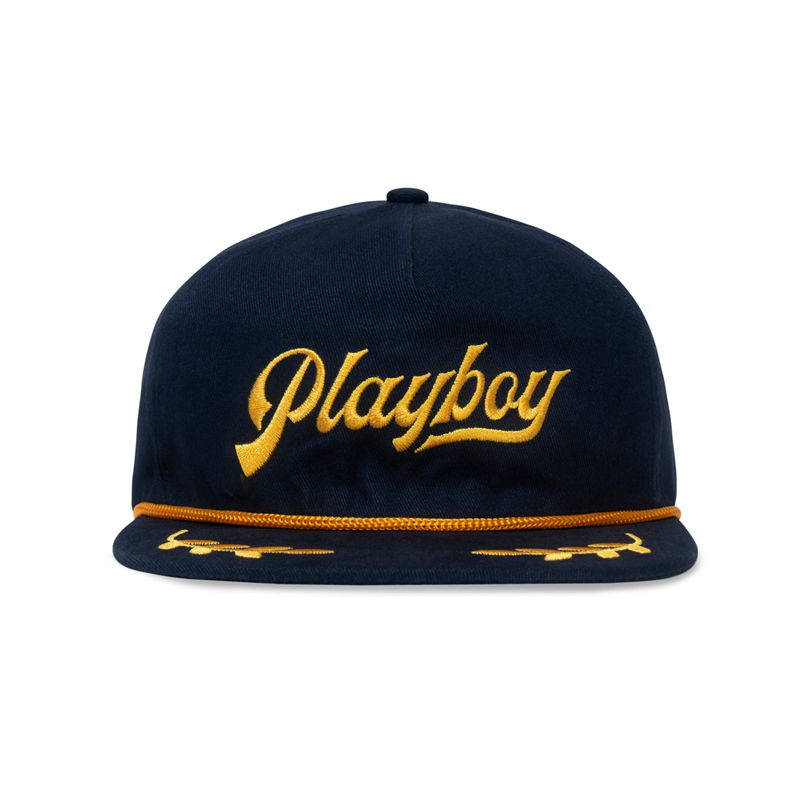 Chapeaux Playboy Dock Homme Jaune Noir | CMPLTEA-12