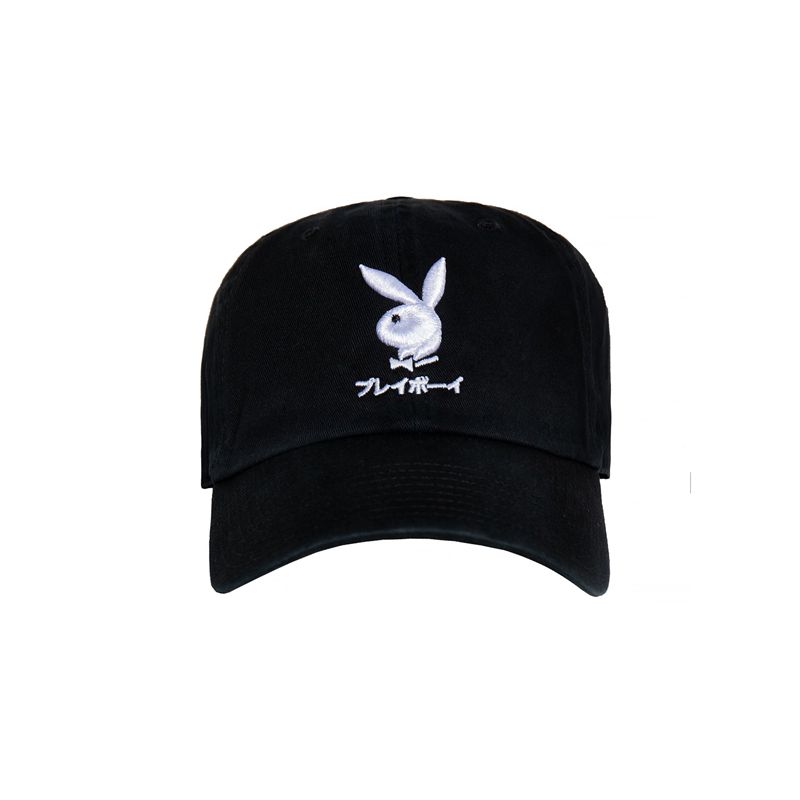 Chapeaux Playboy Japanese Rabbit Head Dad Femme Noir | FJZGHAM-60