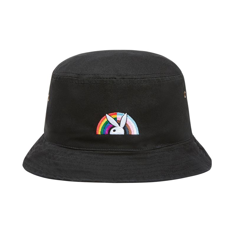 Chapeaux Playboy Pride Is Good Bucket Homme Noir | KUYFWDZ-23