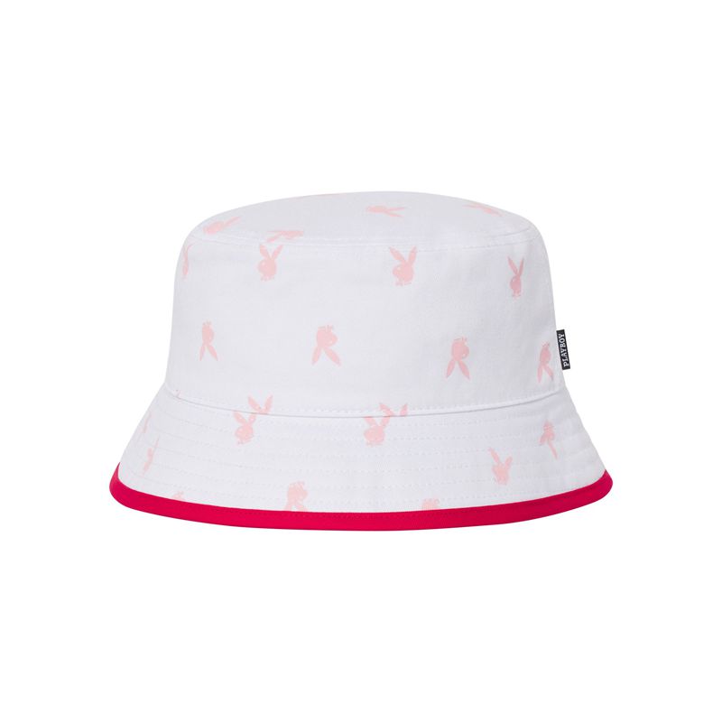 Chapeaux Playboy Rainbow Lining Rabbit Head Bucket Femme Multicolore | MFWSBEN-47