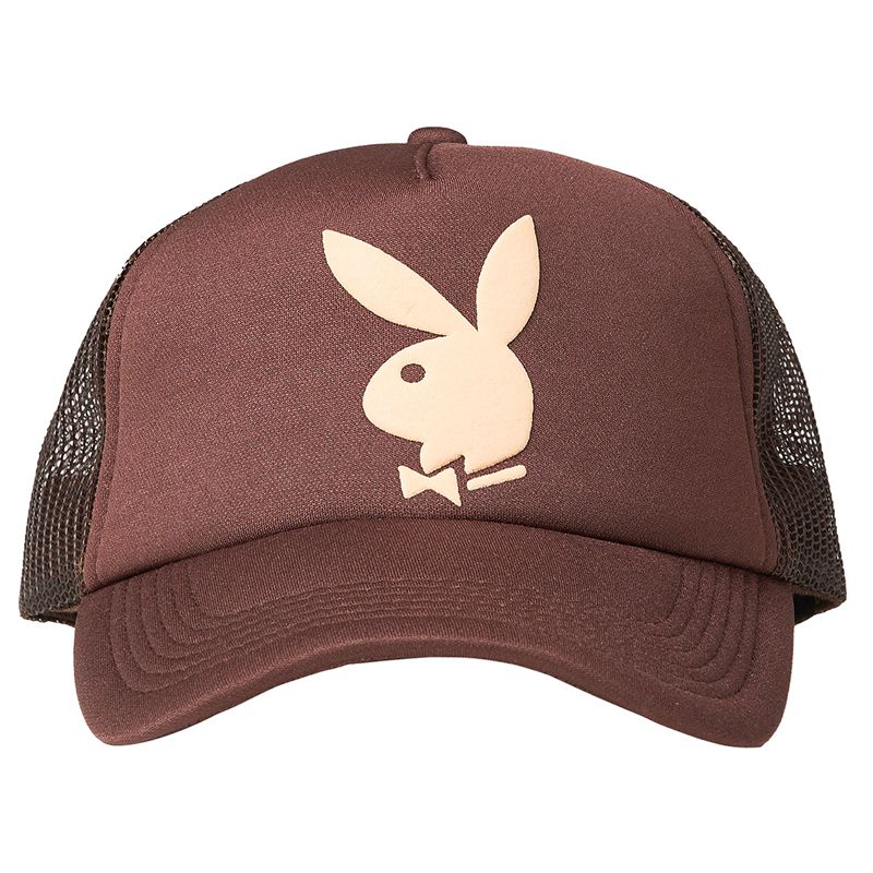 Chapeaux Playboy X Pleasures Bunny Trucker Homme Forest | PGNRUKB-80