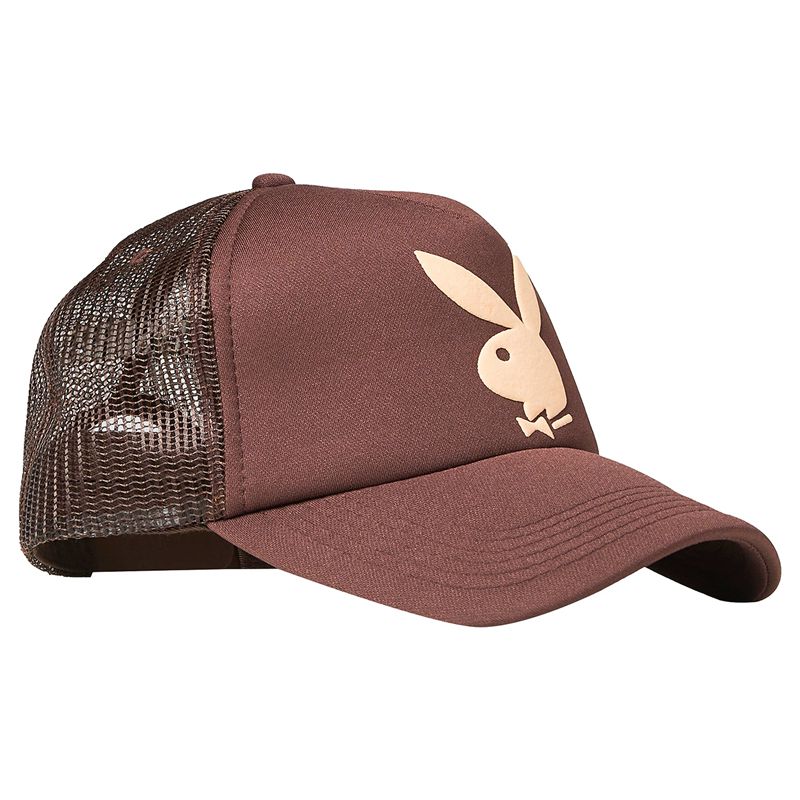 Chapeaux Playboy X Pleasures Bunny Trucker Homme Forest | PGNRUKB-80