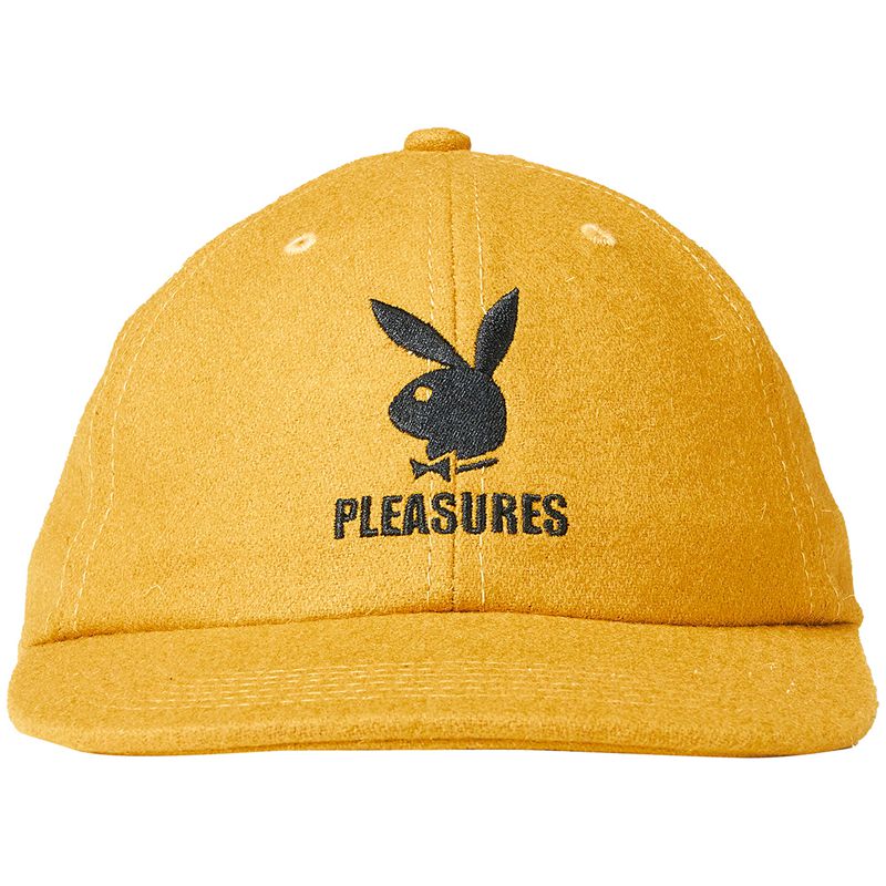 Chapeaux Playboy X Pleasures Wool Strapback Homme Forest | ORKUMFH-45