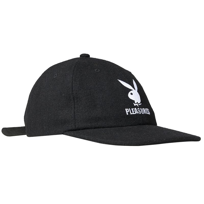 Chapeaux Playboy X Pleasures Wool Strapback Homme Forest | ORKUMFH-45