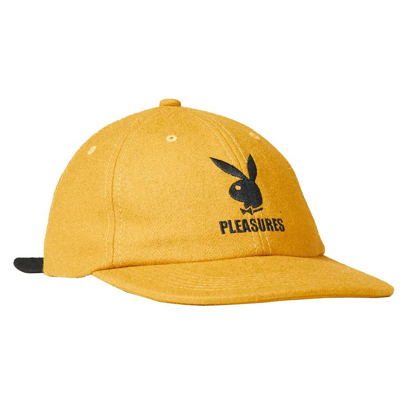 Chapeaux Playboy X Pleasures Wool Strapback Homme Forest | ORKUMFH-45