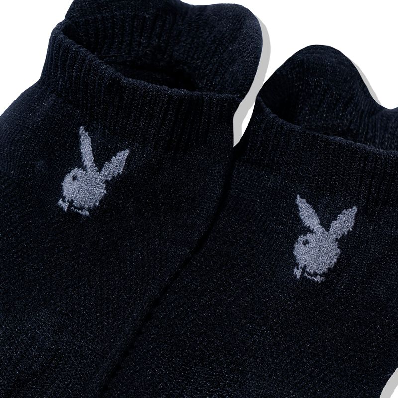 Chaussettes Playboy Corta Rabbit Head Athlétiques Homme Noir | CFNRASK-61