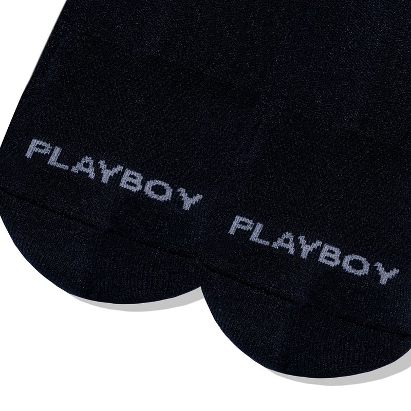 Chaussettes Playboy Corta Rabbit Head Athlétiques Homme Noir | CFNRASK-61