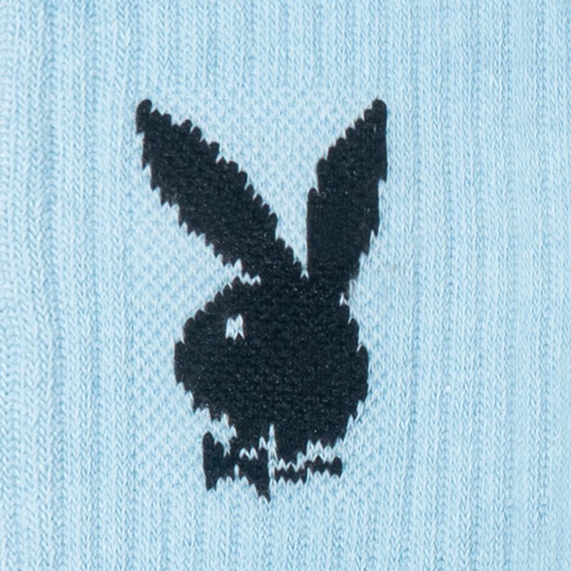 Chaussettes Playboy Crew Homme Blanche | JRZCSTN-28