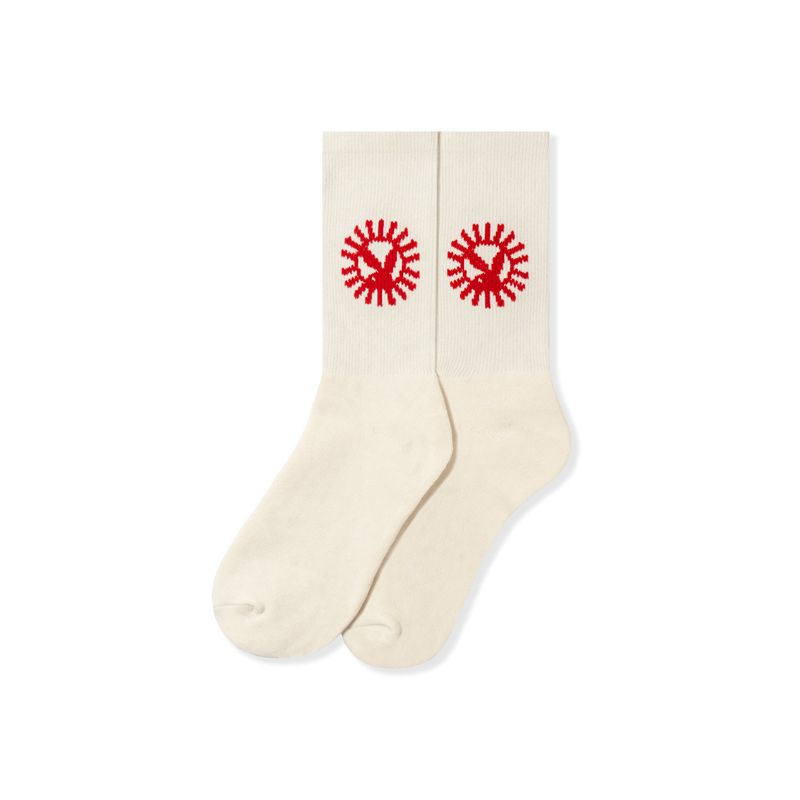 Chaussettes Playboy Sun Up Homme Blanche | IPQFTBJ-27