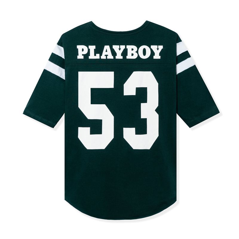 Chemises Playboy 53 Jersey Homme Noir Blanche | LGDMZTP-01