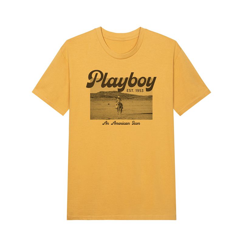 Chemises Playboy Desperado American Icon Homme Blanche | APFIYKX-81