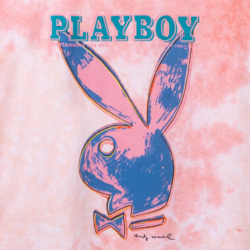 Chemises Playboy January 1986 Andy Warhol Cover Tie Dye Homme Rouge | BPYOCHV-03