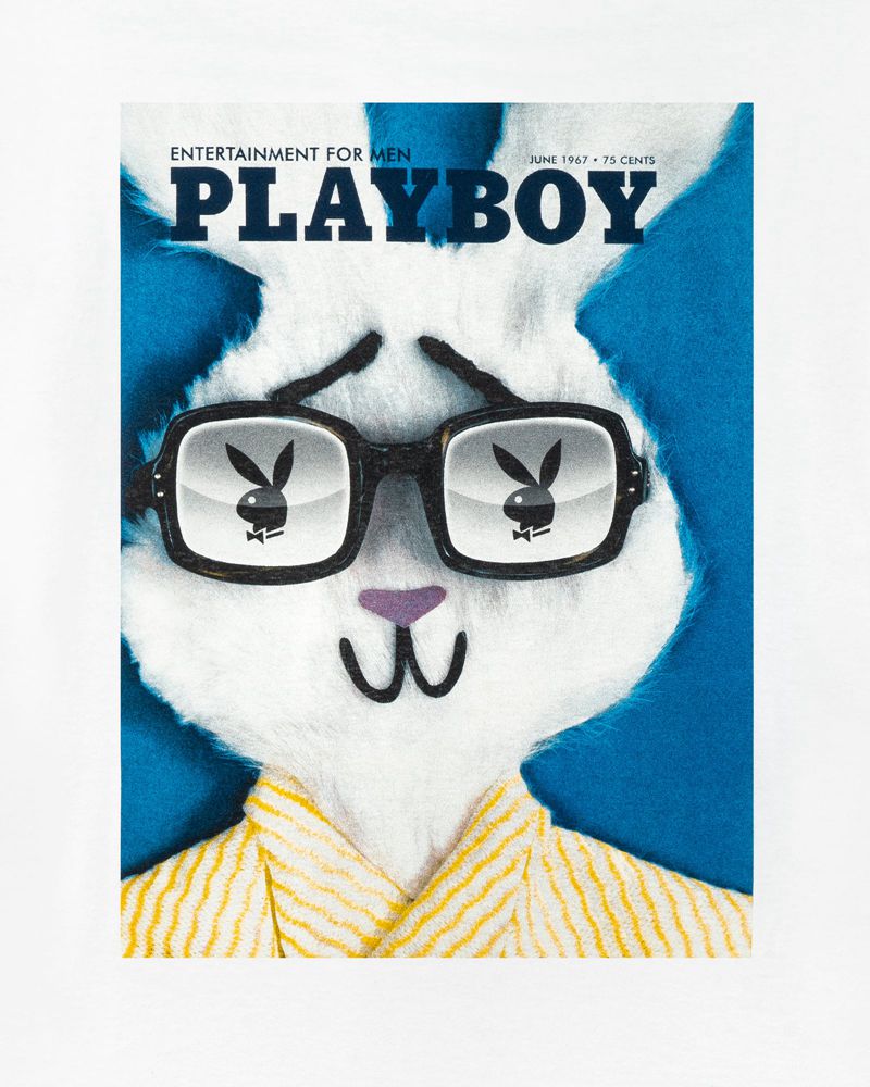 Chemises Playboy June 1967 Cover Pocket Homme Blanche | AOHMXKI-31