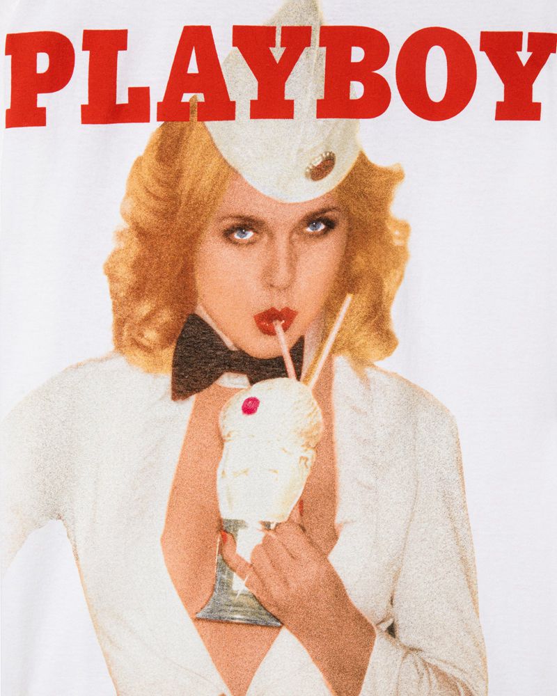 Chemises Playboy May 1977 Cover Homme Blanche | FJLQBIN-49