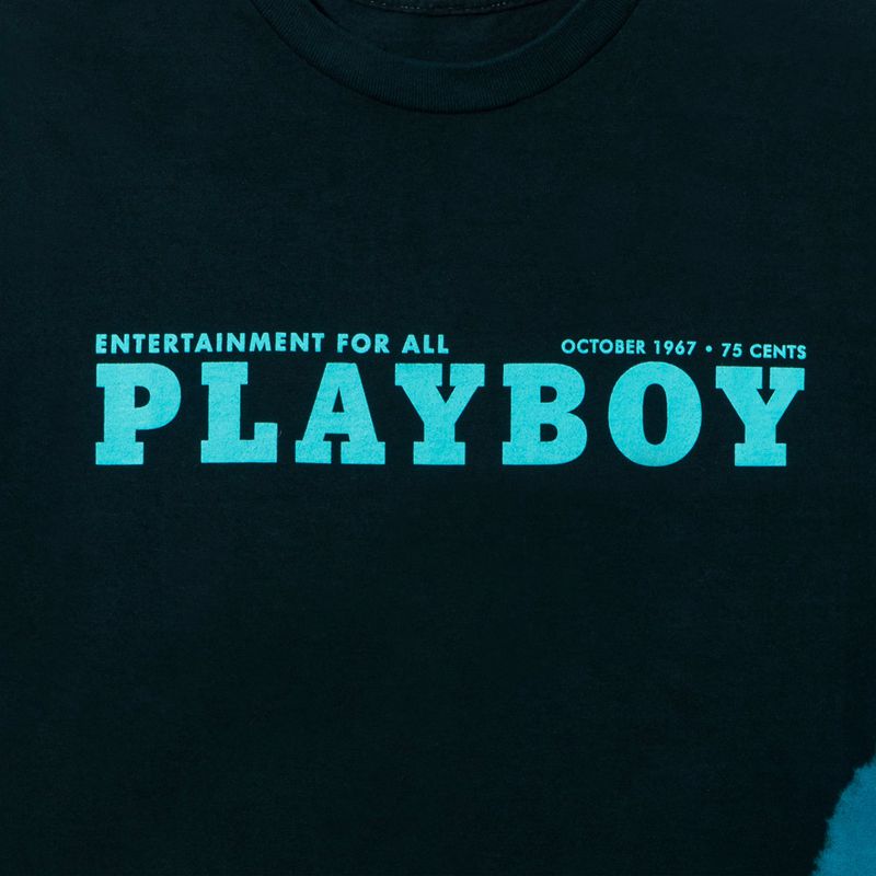 Chemises Playboy October 1967 Tie Dye Homme Noir Bleu | WSNDRLZ-29