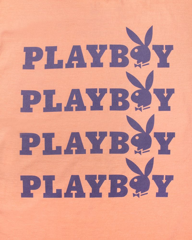 Chemises Playboy Peach Graphic Homme Rose Violette | CSTYKIL-16