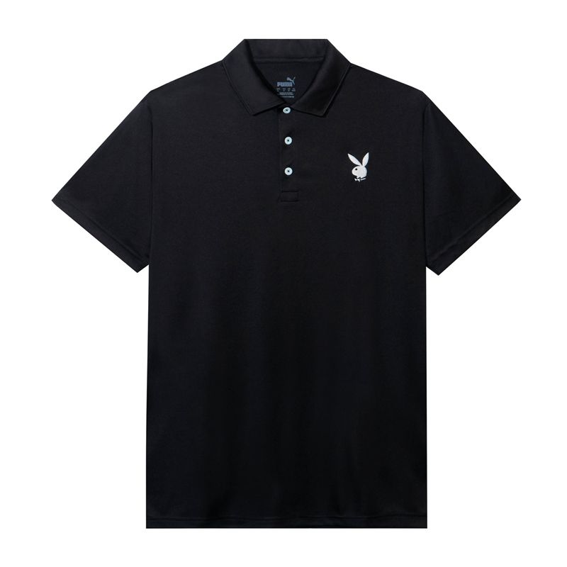 Chemises Playboy Puma Golf Performance Polo Homme Noir | TEMUCHB-73