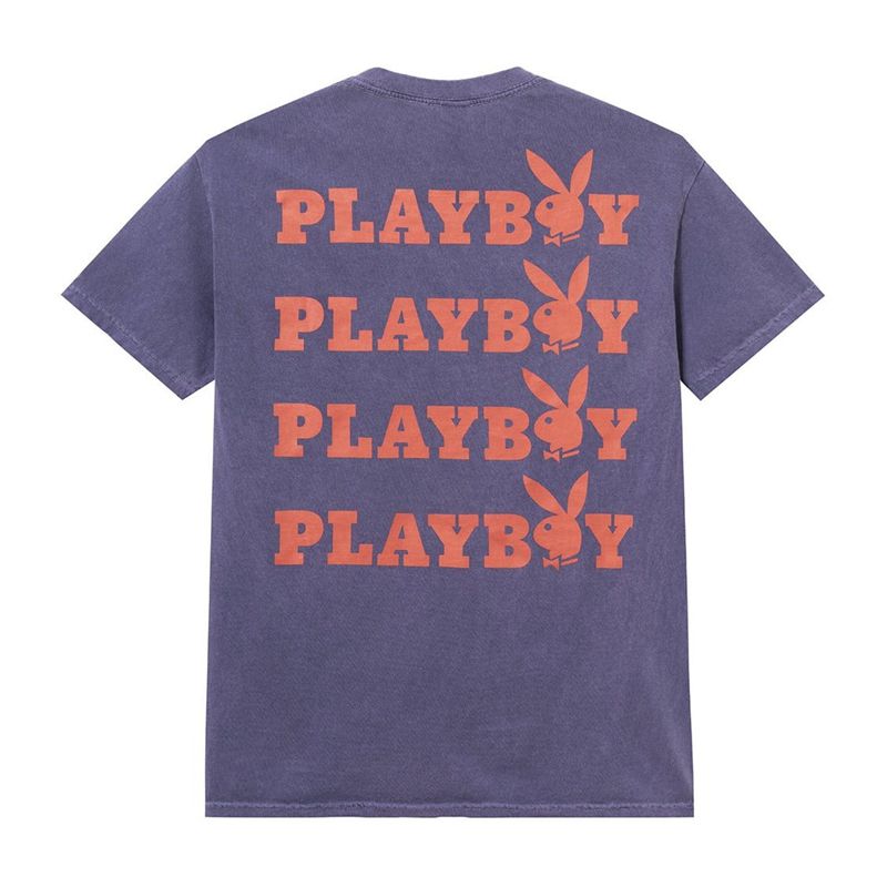 Chemises Playboy Purple Graphic Homme Violette | ZJOUBKR-83