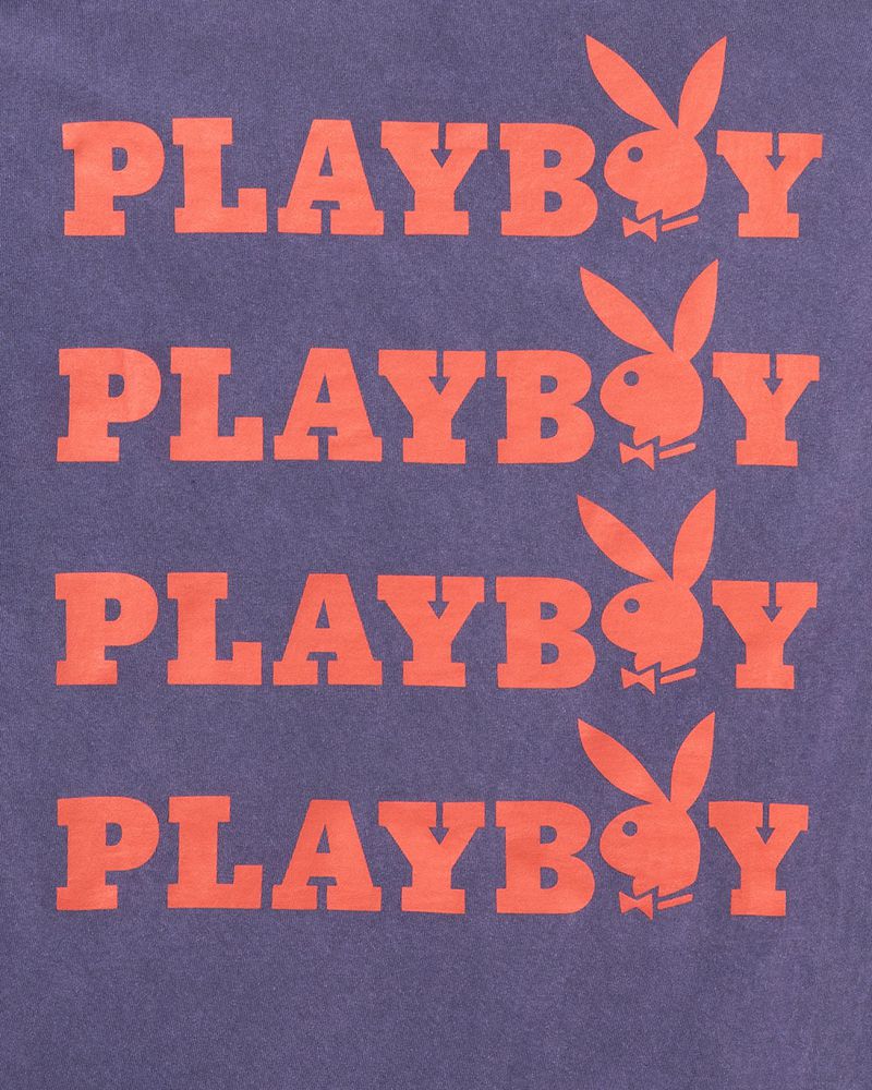 Chemises Playboy Purple Graphic Homme Violette | ZJOUBKR-83