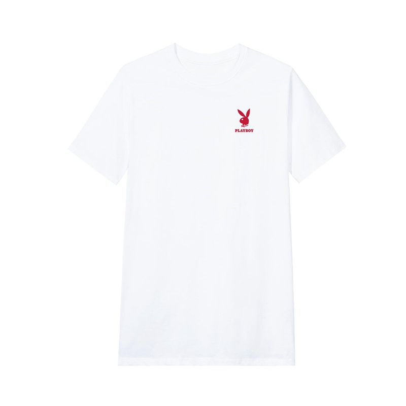 Chemises Playboy Rabbit Head Logo Homme Rose | DJSFQZY-74