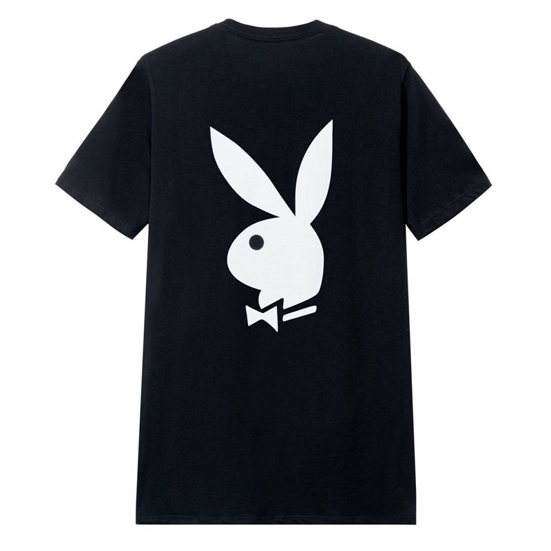 Chemises Playboy Rabbit Head Logo Homme Rose | DJSFQZY-74