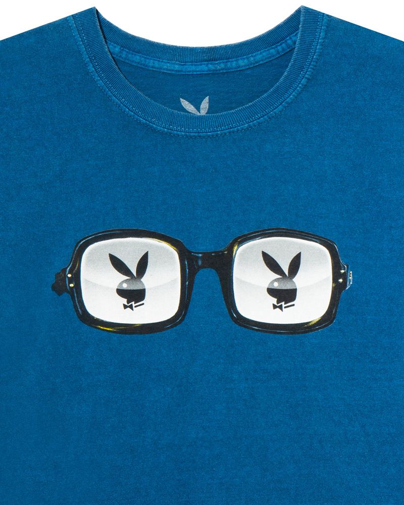 Chemises Playboy Sunglasses Homme Bleu | MRYWIFB-29