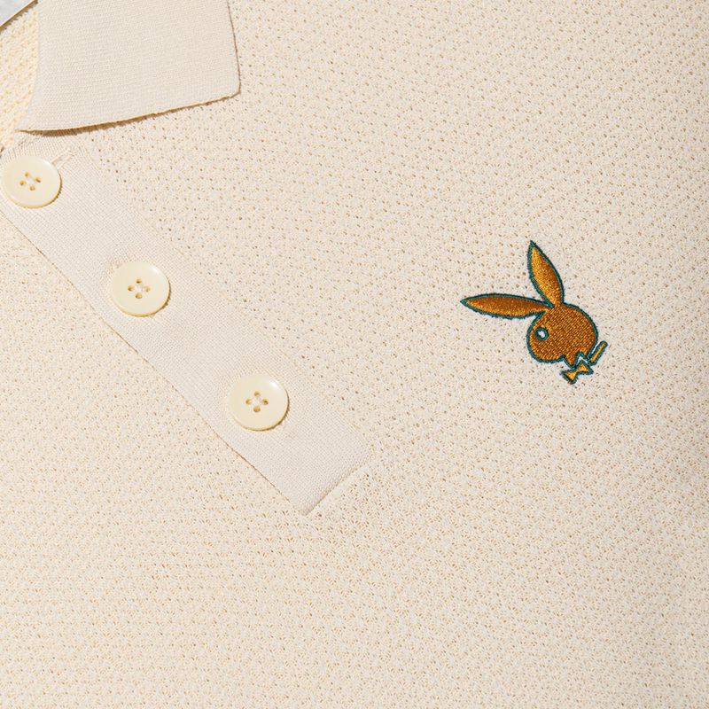 Chemises Playboy Time Off Polo Homme Turquoise | VBOSNGX-89