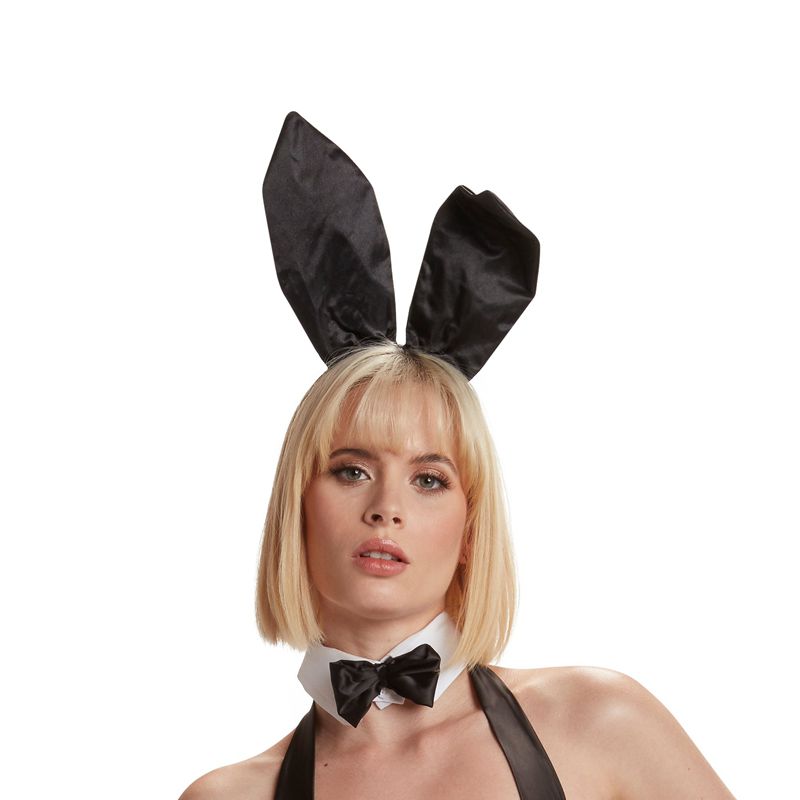 Costume De Lapin Playboy The OfficialAccessory Set Femme Noir Blanche | ERYVTLD-28