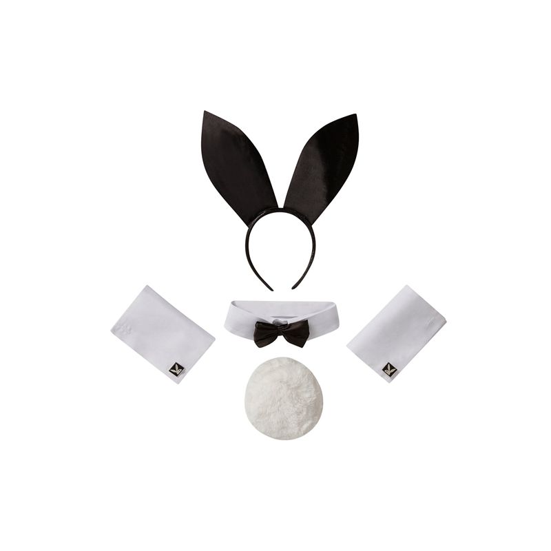 Costume De Lapin Playboy The OfficialAccessory Set Femme Noir Blanche | ERYVTLD-28