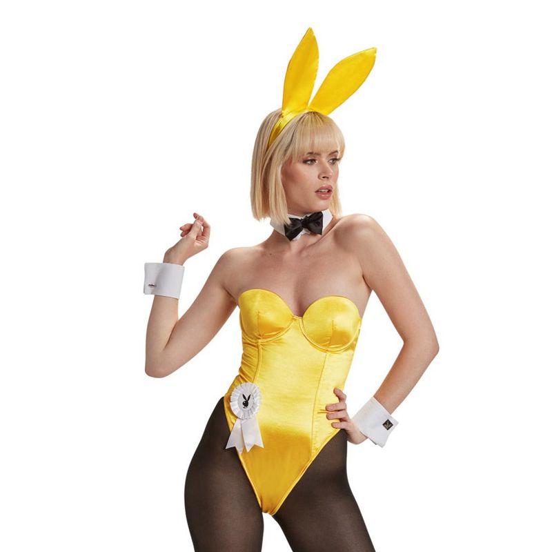 Costume De Lapin Playboy The Official Femme Jaune | CEJANUR-91