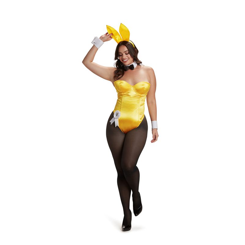 Costume De Lapin Playboy The Official Femme Jaune | CEJANUR-91