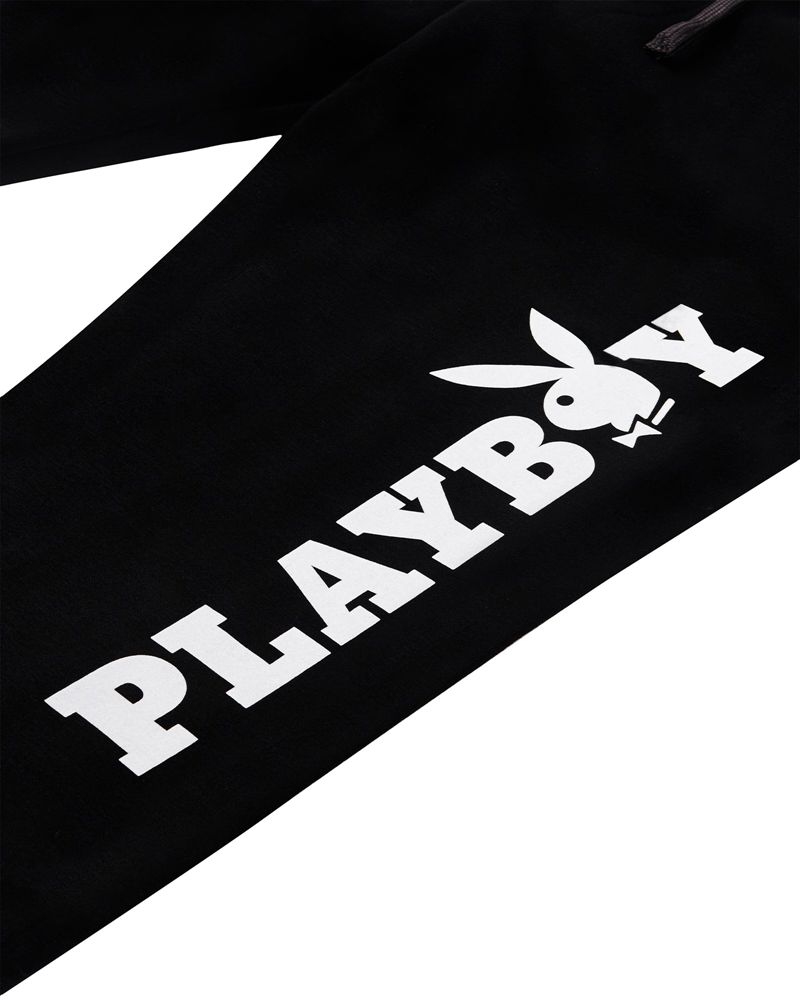 Jogging Playboy Masthead Jogger Homme Noir Blanche | RBNTODV-42