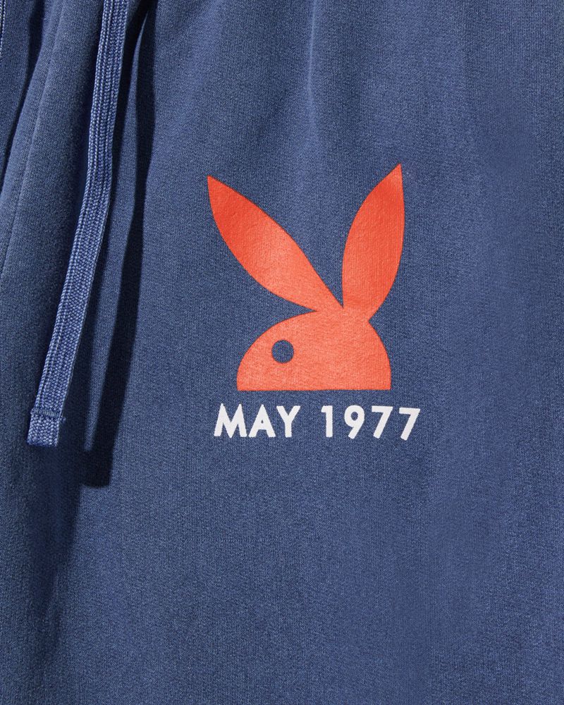 Jogging Playboy May 1977 Cover Homme Bleu Orange | PQVLKFC-54