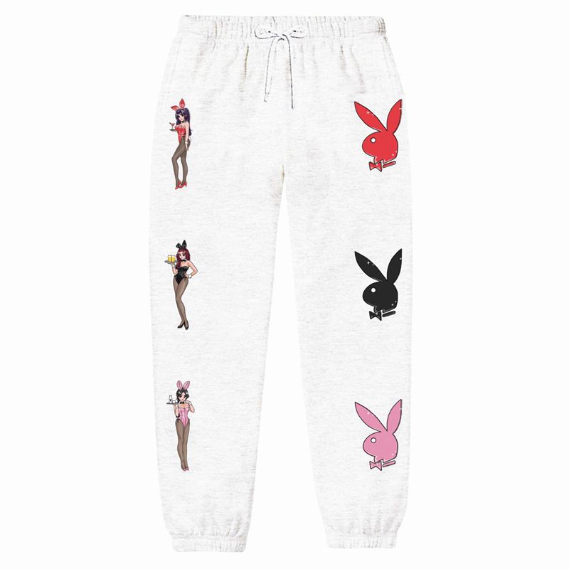 Jogging Playboy Tokyo Club Bunny Homme Blanche | IOVLPBF-80