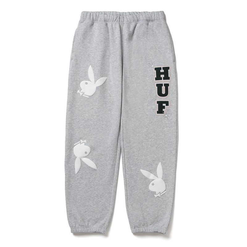 Jogging Playboy X Huf Rabbit Head Homme Noir | CFJIZDN-68