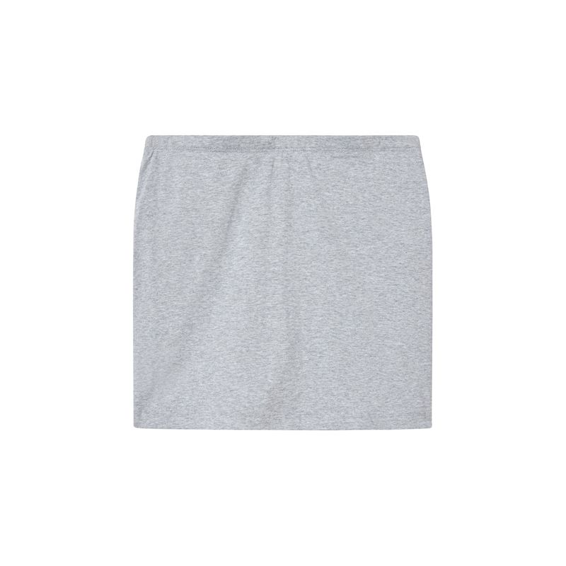 Jupe Playboy Slit Skort Femme Grise | UIZDEAR-60