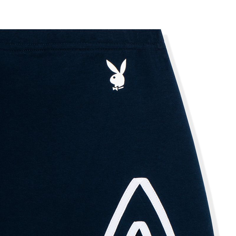 Jupe Playboy Varsity Mini Femme Bleu | KYSJRZA-42