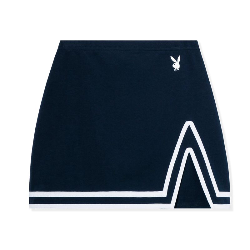 Jupe Playboy Varsity Mini Femme Bleu | KYSJRZA-42