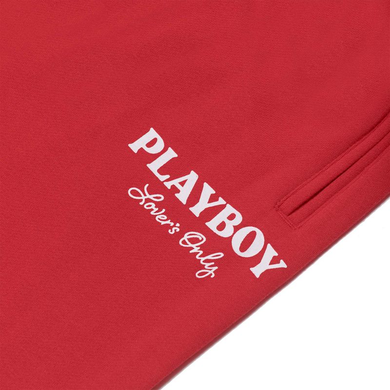 Loungewear Playboy Lovers Only Classiche Sweat Femme Rouge | TVPBOYK-56