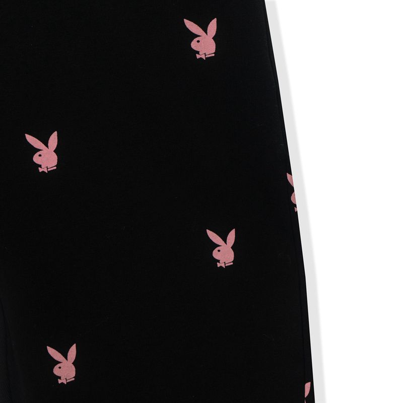 Loungewear Playboy Rabbit Head Sweat Femme Noir | SZDLCJR-02